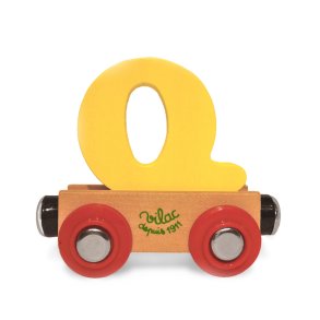 Vilac - Togvogn med bogstav Q