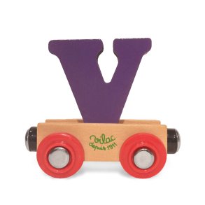 Vilac - Togvogn med bogstav V