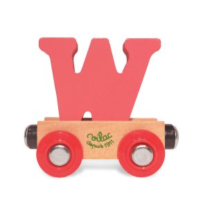 Vilac - Togvogn med bogstav W