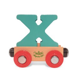 Vilac - Togvogn med bogstav X