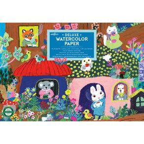 eeBoo - Akvarelpapir - Yumi’s Mushrooms