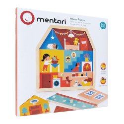 Mentari - Knoppuslespil 4 brk - Hus