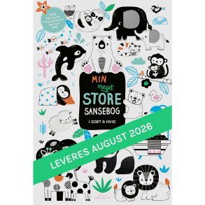 Forlaget ROOM2PLAY - Min meget store sansebog - I sort & hvid